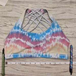 Tie dye born primitive sports bra